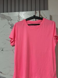 Bright Pink Athletic T-Shirt, Bust- 36/34 XL