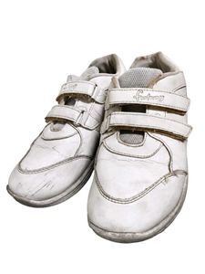 White Velcro School Shoes | Good Condition |