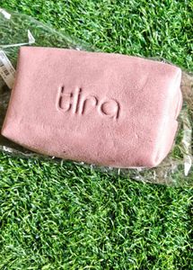 Tira Cute Pink Suede Pouch