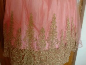 Beautiful Pink &amp; Gold Lehenga Choli