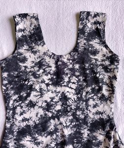 Blue &amp; White Tie-Dye Beautiful Kurti