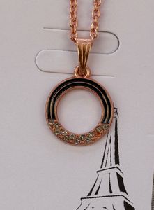 Stainless Steel Circle Pendant Necklace
