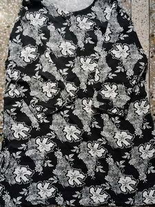 Stylish Floral Print Tunic Top