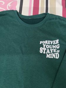 Green Graphic Sweatshirt