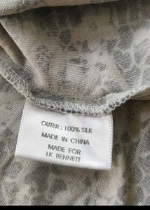 L.k. bennett Floral Print Silk Wrap Dress