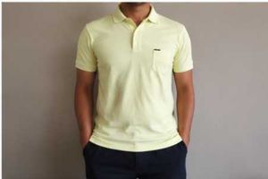 Men's Yellow Polo T-Shirt