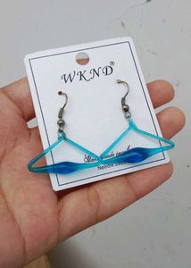 WKND Blue Hanger Earrings
