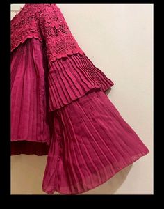 Maroon Fluffy Top For Women ♥️