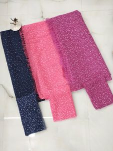 Lace Net Saree (Pack Of 3) SALE !!