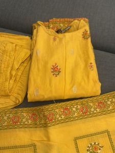 Lovely Yellow Cotton Blend KPD