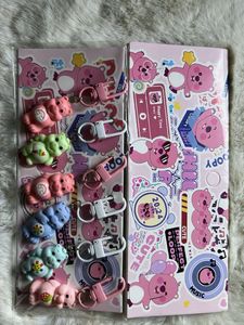 Cute Bear Keychains Set