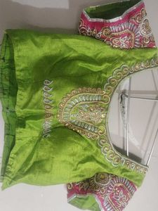 Embroidered Lehenga Saree Set