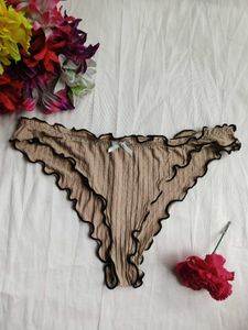 Cute Frilly Thong Panties