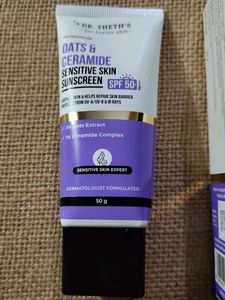 Dr. Sheth's Oats &amp; Ceramide Sunscreen SPF 50+
