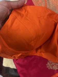 100% Pure silk saree from Nalli &amp; Stitched Blouse