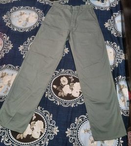 Premium casual Sage Green Relaxed Fit Chinos