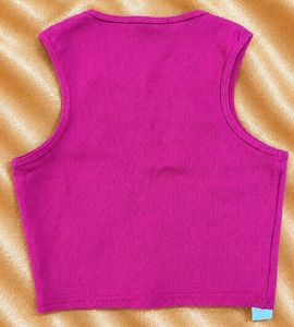 ZARA pink crop tank top
