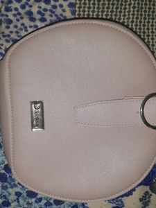 Chic Pink Round Shoulder Bag