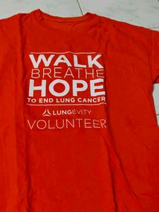 Volunteer Lung Cancer Awareness T-Shirt