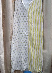 Chic Sleeveless Split Print Dress