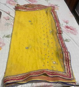 Yellow Embellished Salwar suit
