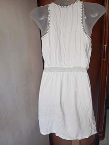 White Embroidered Maxi Dress