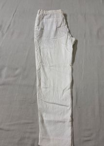 Zara Men's White Linen Pants