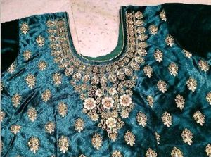 Emerald Green Lehenga Choli, FIXED PRICE