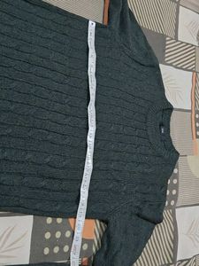 Classic Green Cable Knit Sweater 38 imported