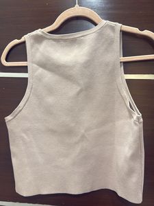 Zara Ribbed Knit Tank Top