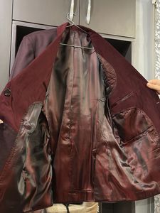 Men's Maroon Blazer 3 pc Suit