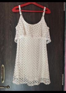 Forever 21 Off White Lace Dress