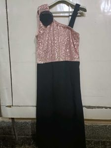 Korean Sequence Midi Bodycon Dress