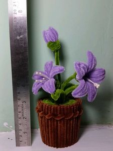 Handmade Pipe Cleaner Flower Pot
