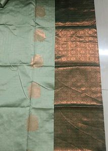 Elegant Ethnic Benarasi Silk Saree Green 💚