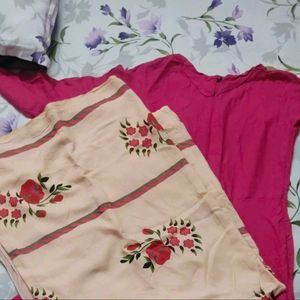 Vibrant Pink Anarkali Kurta