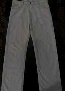 straight fit beige jeans for men