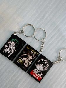 "My Hero Academia" Keychains 3 Pcs