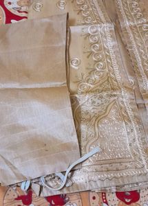 Almost New 3 Piece Sherwani Shiny Beautifully Emb