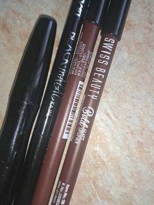 Mars & Swiss Beauty Lip Liner &gel eyeliner nyk