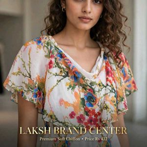 Floral Printed Chiffon Dress