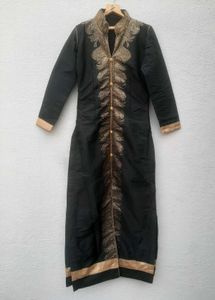 Black And Golden Ethnic Suit