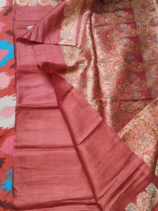 Elegant Pink Floral Saree