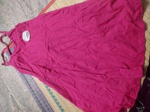 Maroon Fit &amp; Flare Dress