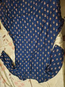 Global Desi Blue Printed Kurta💙