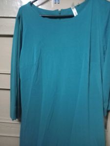 Elegant Teal Top