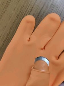 Brand New Right hand Orange Latex Glove