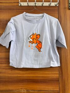 Cute tom and Jerry Graphic T-Shirt
