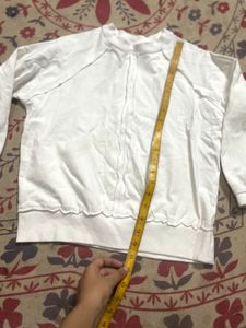 White Crewneck Sweatshirt