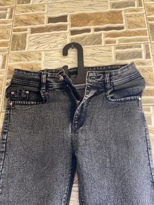 Grey High Waist Jeans